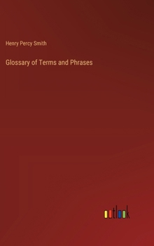 Hardcover Glossary of Terms and Phrases Book
