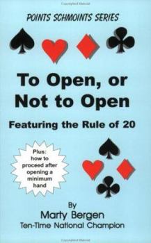Paperback To Open, or Not to Open: Featuring the Rule of 20 Book