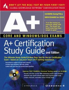 Hardcover A+ Certification Study Guide [With CDROM] Book