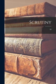 Paperback Scrutiny; 20 Book