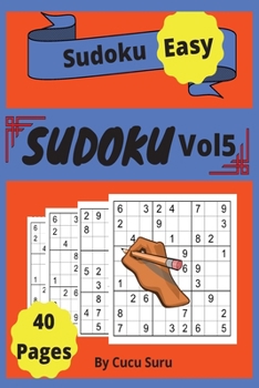 Paperback Sudoku Easy: Vol 5 Book