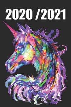 2020 / 2021: Einhorn / Unicorn Kalender für das Jahr 2020 bis 2021 (German Edition)