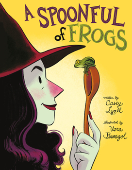 Hardcover A Spoonful of Frogs: A Halloween Book for Kids Book