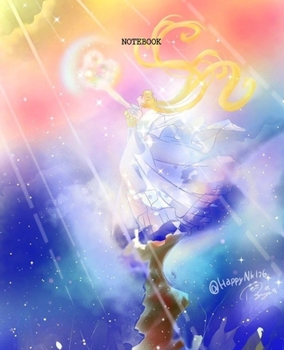 Notebook: Sailor Moon Anime Soft Glossy Cover College Ruled Pages Book 7.5 x 9.25 Inches 110 Pages