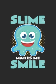 Slime smile: 6x9 Slime | lined | ruled paper | notebook | notes