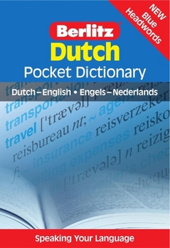 Turtleback Dutch Pocket Dictionary (Berlitz Pocket Dictionary) Book