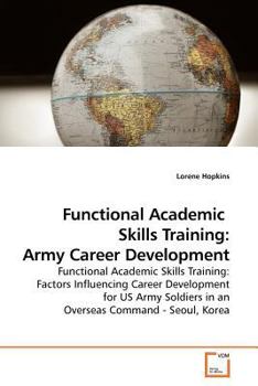 Paperback Functional Academic Skills Training: Army Career Development Book