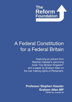 Paperback A Federal Constitution for a Federal Britain Book