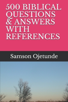 Paperback 500 Biblical Questions & Answers with References Book