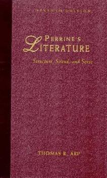 Hardcover Perrine S Lit: Str, Snd & Sense7e [Large Print] Book