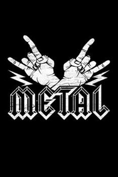 Paperback Metal Rocker: Lined A5 Notebook for Meal Rocker Journal Book