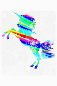 Paperback Rainbow Unicorn: Blood Sugar Tracker Book