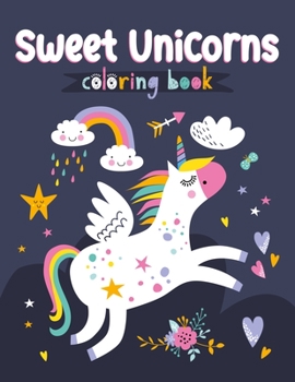 Paperback Sweet Unicorns Coloring Book