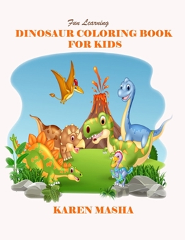 Paperback Dinosaur Coloring Book for Kids Book