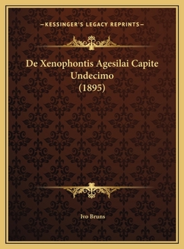 De Xenophontis Agesilai Capite Undecimo
