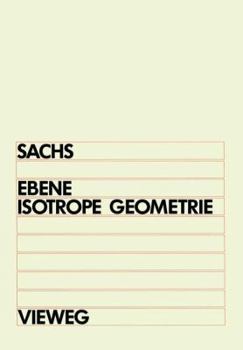 Paperback Ebene Isotrope Geometrie [German] Book