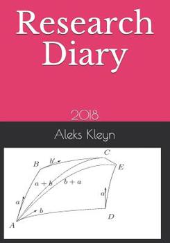 Paperback Research Diary: 2018 Book