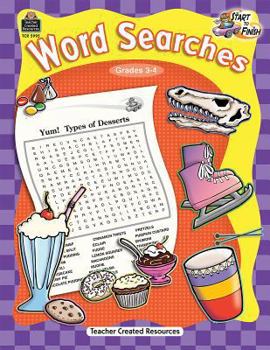Paperback Start to Finish: Word Searches Grd 3-4 Book
