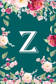 Paperback Z: Flower Monogram Initial Z Floral Watercolor Beautiful Book