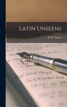 Hardcover Latin Unseens [Latin] Book