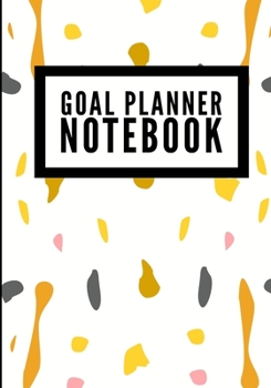 Paperback Goal Planner Notebook: Terrazzo Pattern (51) - Undated Goal Planner, Durable Journal Diary Notebook, Organizer For Project Planning & Goal Se Book