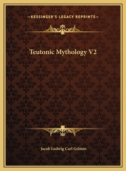 Hardcover Teutonic Mythology V2 Book