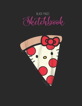 Black Paper SketchBook: Funny Bow And Rifle Deer Hunter Gifts Designed BLACK PAPER Sketch Book for Drawing Sketching and Writing With Black Pages | ... Workout Marble Size Kawaii Kitty 8.5inx11in