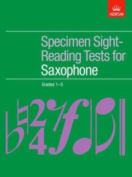 Paperback Specimen Sight-Reading Tests for Saxophone Book