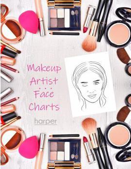 Paperback Makeup Artist Face Charts: Harper Book