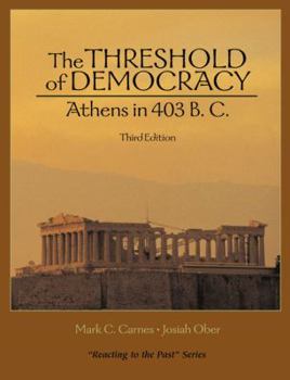 Paperback Threshold of Democracy: Athens in 403 B.C.: Reacting to the Past Book