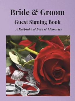 Hardcover Bride & Groom: Guest Signing Book
