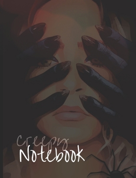 Creepy Notebook: Composition Book with Halloween Theme, Notes for School, Journal Gift for Diary Creative Writing (volume 15)