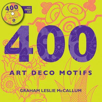 Paperback 400 Art Deco Motifs [With CDROM] Book