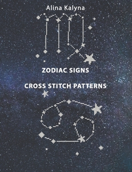 Paperback Zodiac Signs Cross Stitch Patterns Book