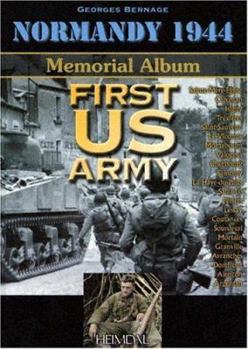 Hardcover First US Army: Normandy 1944 Memorial Album Book