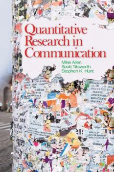 Paperback Quantitative Research in Communication Book
