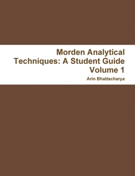 Paperback Morden Analytical Techniques: A Student Guide Volume 1 Book