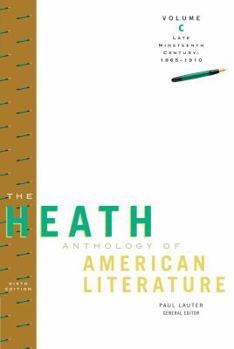 Paperback The Heath Anthology of American Literature 3 Volume Set: Volumes C, D, & E Book