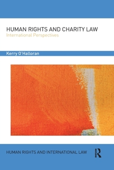 Paperback Human Rights and Charity Law: International Perspectives Book