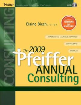 Hardcover The Pfeiffer Annual: Consulting [With CDROM] Book