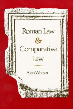 Paperback Roman Law and Comparative Law Book