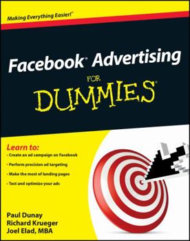 Paperback Facebook Advertising for Dummies Book