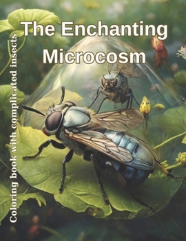Paperback The Enchanting Microcosm: Coloring book with complicated insects Book