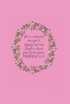 Paperback Proverbs 31: 25: Monthly Planner Book