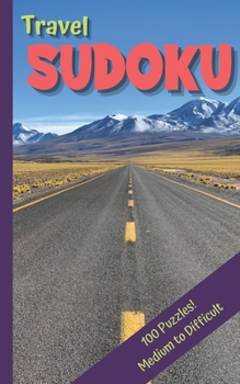 Paperback Travel Sudoku: Sudoku Medium to Hard Book