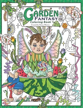 Paperback Garden Fantasy Coloring Book