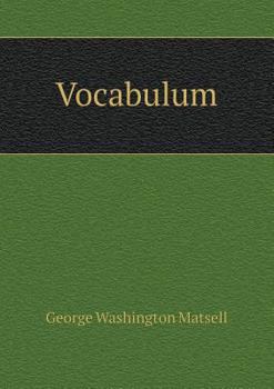 Paperback Vocabulum Book