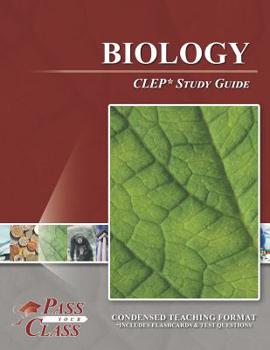 Paperback Biology CLEP Test Study Guide Book