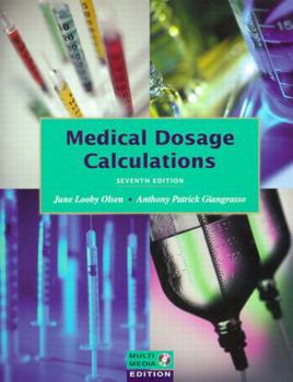 Paperback Medical Dosage Calculations [With CDROM] Book
