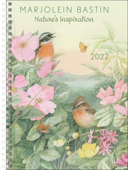 Calendar Marjolein Bastin Nature's Inspiration 2022 Monthly/Weekly Planner Calendar Book